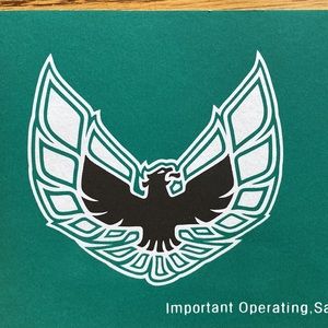 1970 Firebird Owner’s Manual